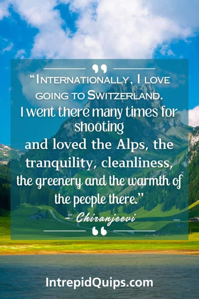 Quotes About Switzerland